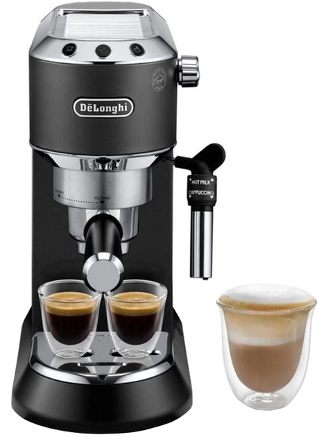 Кавоварка ріжкова DELONGHI Dedica EC685.BK Delonghi - купити в Україні
