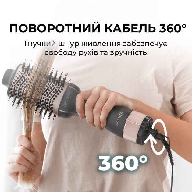 Фен-щітка Cecotec CeramicCare Single - зображення 8