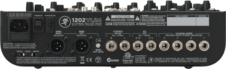 Mikser analogowy Mackie 1202VLZ4 (663961039788) - obraz 2