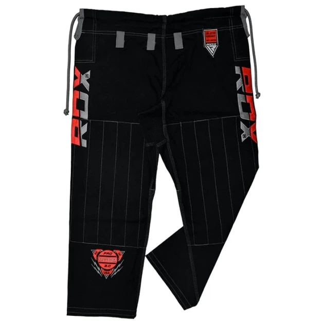Кімоно RDX S2 BJJ Gi White RDX Чорний А4 (BJJ-S1B-A4) - изображение 5