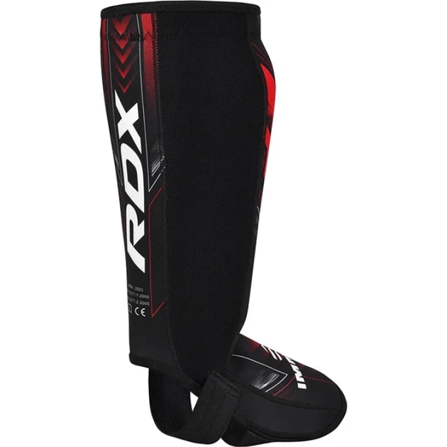 Захист Для Ніг RDX IMMAF Approved Neoprene Shin Instep Guards Чорно-Червоний M (SGN-IMF-1R-M) - Фото 3 Захист Для Ніг RDX IMMAF Approved Neoprene Shin Instep Guards Чорно-Червоний M (SGN-IMF-1R-M) - изображение 3