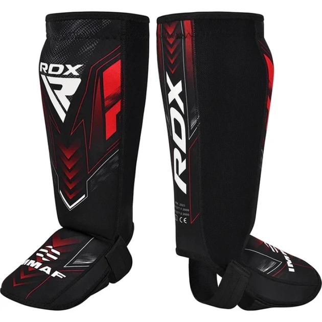 Захист Для Ніг RDX IMMAF Approved Neoprene Shin Instep Guards Чорно-Червоний M (SGN-IMF-1R-M) - Фото 7 Захист Для Ніг RDX IMMAF Approved Neoprene Shin Instep Guards Чорно-Червоний M (SGN-IMF-1R-M) - изображение 7