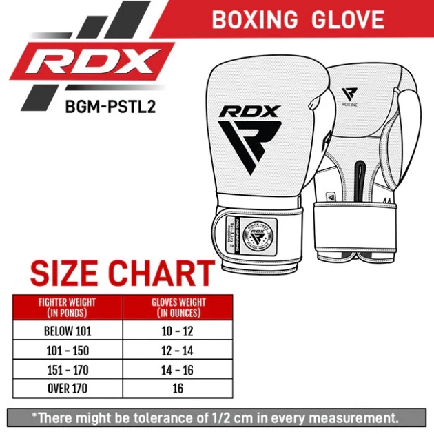 Боксерські Рукавички RDX L2 Mark Pro Sparring Boxing Gloves Hook and loop Чорно-Золотий 14oz (BGM-PSTL2G-14oz) - изображение 8