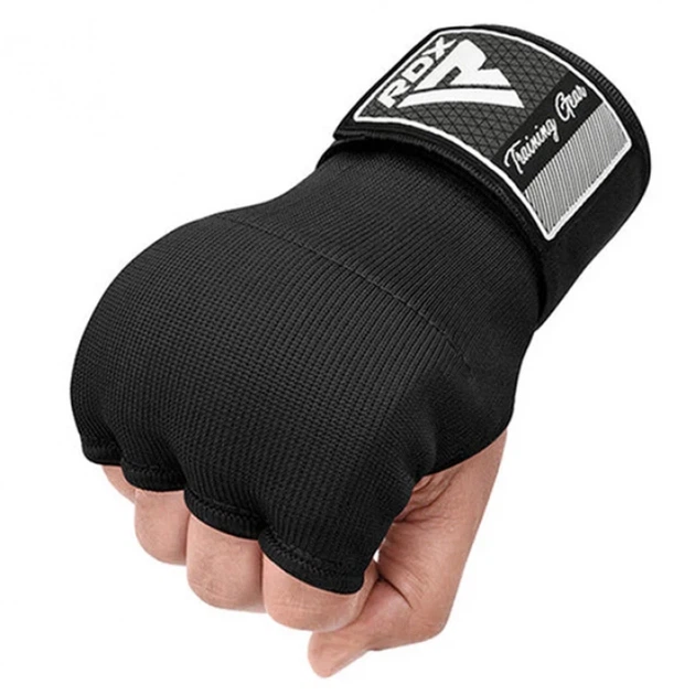 Бинти RDX IS Gel Padded Inner Gloves Hook & Loop Wrist Strap for Knuckle Protection OEKO-TEX® Standard 100 certified Чорний XL (HYP-IS2B-XL) - Фото 4 Бинти RDX IS Gel Padded Inner Gloves Hook & Loop Wrist Strap for Knuckle Protection OEKO-TEX® Standard 100 certified Чорний XL (HYP-IS2B-XL) - зображення 4