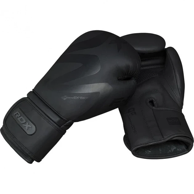 Боксерські Рукавички RDX F15 Noir Boxing Gloves Чорний 12oz (BGR-F15MB-12oz) - изображение 2