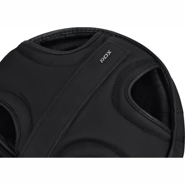 Боксерський Шолом RDX T15 Noir Cheek Protector Head Guard Чорний L (HGR-T15MB-L) - изображение 4