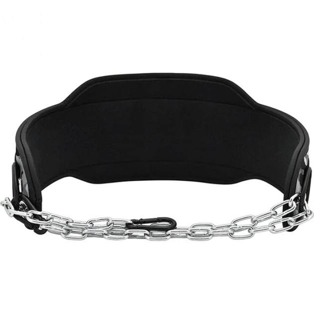 Пояс Для Важкої Атлетики RDX T7 Weight Training Dipping Belt With Chain Чорний MISC (WDB-T7B) - Фото 3 Пояс Для Важкої Атлетики RDX T7 Weight Training Dipping Belt With Chain Чорний MISC (WDB-T7B) - зображення 3