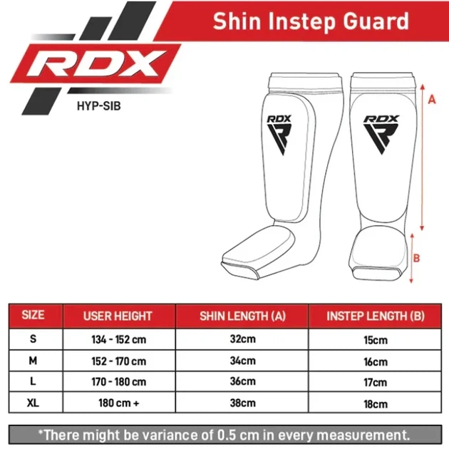 Захист Для Ніг RDX SIB Shin Instep Guard OEKO-TEX Standard 100 certified Чорний XL (HYP-SIBB-XL) - изображение 8
