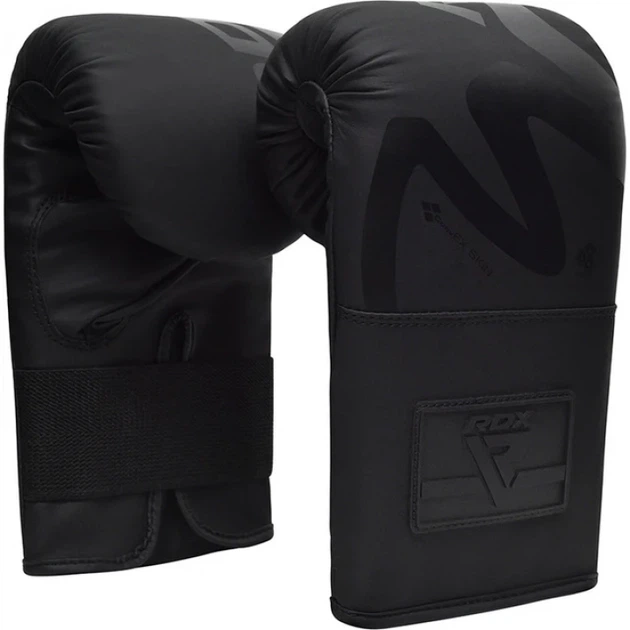 Боксерські Рукавички RDX F15 Noir Bag Gloves Чорний - Фото 2 Боксерські Рукавички RDX F15 Noir Bag Gloves Чорний - зображення 2