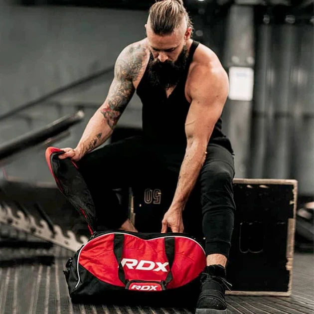 Спортивна Сумка RDX R1 Duffel Bag with Backpack Straps Червоний - зображення 11