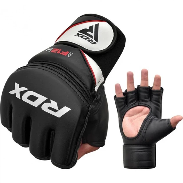 Рукавички Для MMA RDX F12 MMA Grappling Gloves Чорний S (GGR-F12B-S) - Фото 4 Рукавички Для MMA RDX F12 MMA Grappling Gloves Чорний S (GGR-F12B-S) - изображение 4