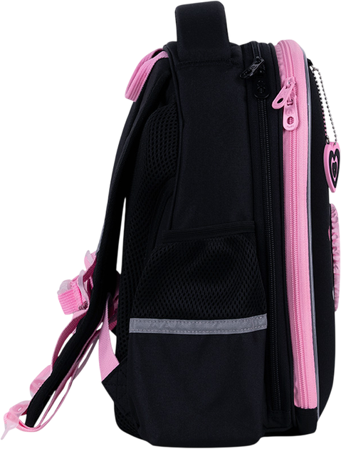 Рюкзак GoPack Напівкаркасний Education Heart 34.5x26x12.5 см Чорний (GO26-165S-2) - Фото 5 Рюкзак GoPack Напівкаркасний Education Heart 34.5x26x12.5 см Чорний (GO26-165S-2) - зображення 5