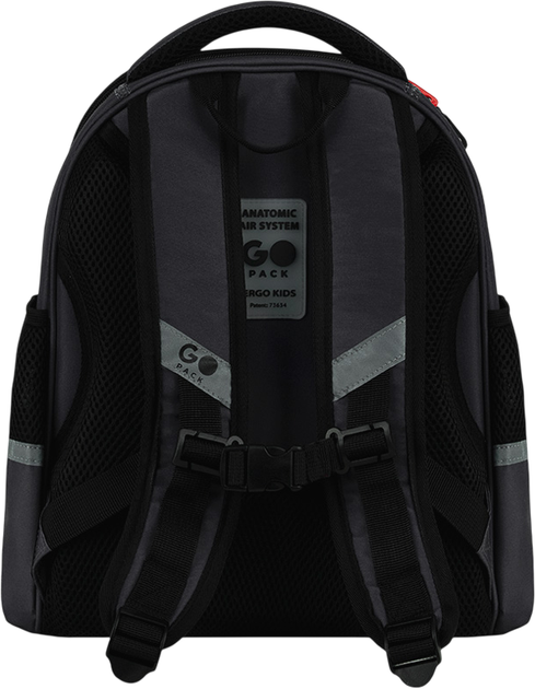 Рюкзак GoPack Напівкаркасний Education Play 34.5x26x12.5 см Сірий (GO26-165S-6) - зображення 7