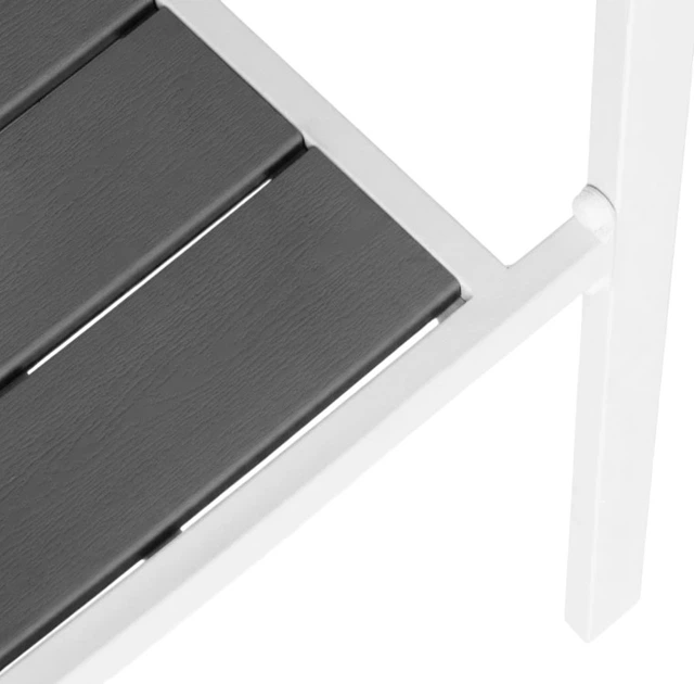 Zestaw krzeseł ogrodowych MultiGarden Biało-szary (YC-051KD-4-5) - obraz 4