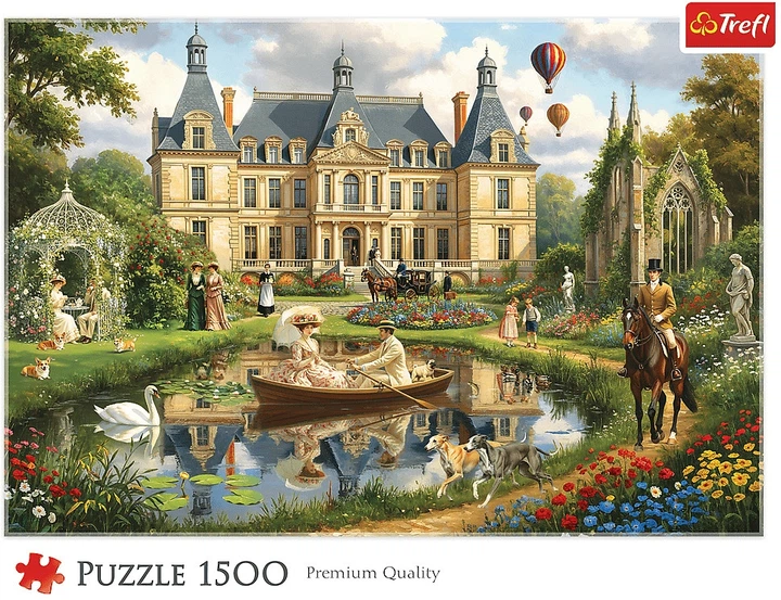 Puzzle Trefl Pałac nad wodą 1500 elementów 26219 (5900511262193) - obraz 2