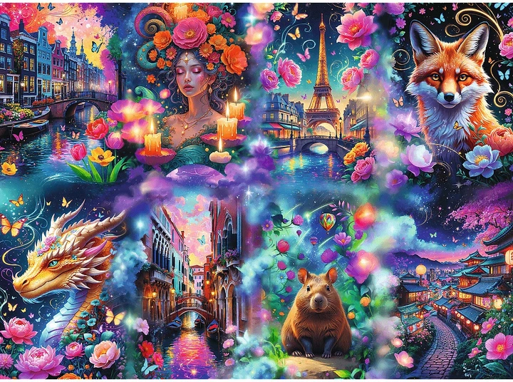 Пазл Trefl Кольоровий світ 8000 елементів 81080 (5900511810806) - зображення 5