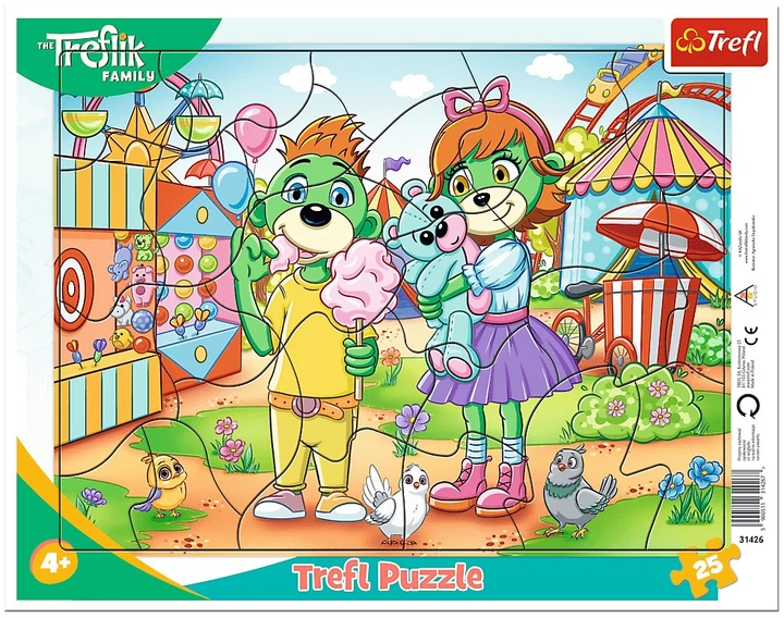 Пазл Trefl Родина Трефликів: Сімейний день 25 елементів 31426 (5900511314267) - зображення 1