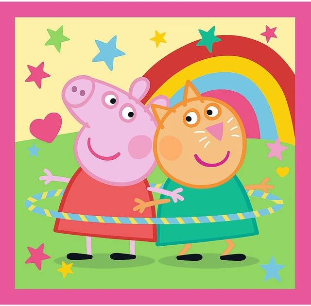 Набір пазлів Trefl 3в1 Свинка Пеппа: Пеппа і друзі 20/36/50 елементів 34873 (5900511348736) - зображення 4