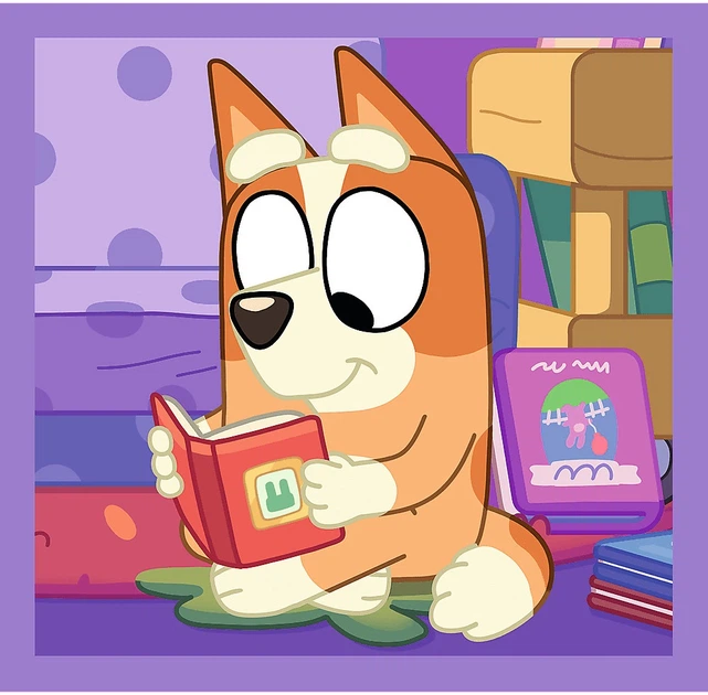 Набір пазлів Trefl 3в1 Блуї: Познайомся з Блуї 20/36/50 елементів 34895 (5900511348958) - зображення 5