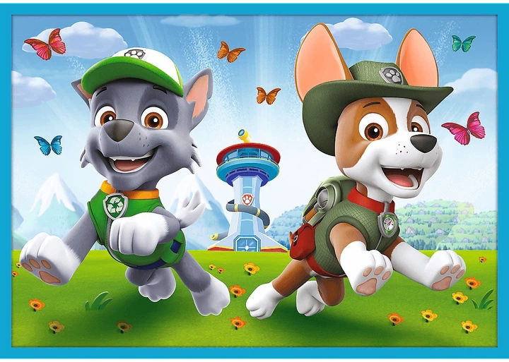Zestaw puzzle Trefl 10 w 1 Paw Patrol: Niezawodna druzyna Psiego Patrolu 20/35/48 elementów 96011 (5900511960112) - obraz 5