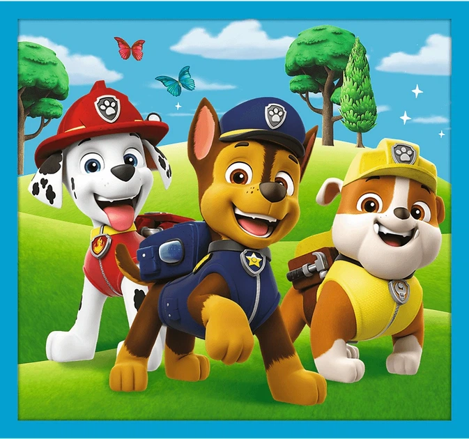 Zestaw puzzle Trefl 10 w 1 Paw Patrol: Niezawodna druzyna Psiego Patrolu 20/35/48 elementów 96011 (5900511960112) - obraz 7