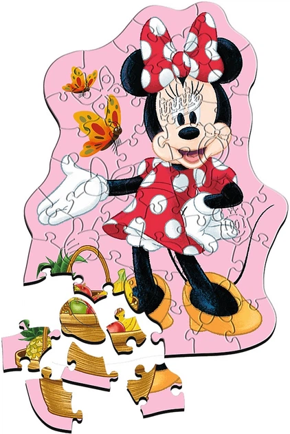 Пазл дерев’яний Trefl Мінні Маус: Весела Мінні 50 елементів 20279 (5900511202793) - зображення 3