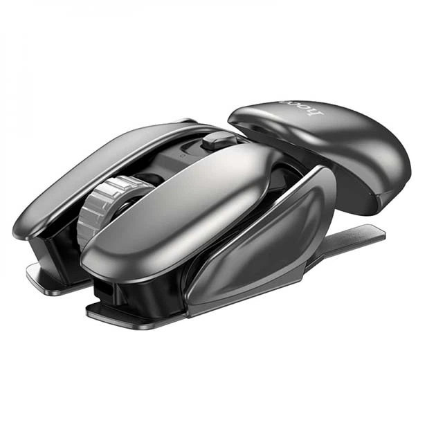 Миша Wireless Hoco DI43 Main gaming бездротова 2.4G 800-1200-1600DPI для геймінгу/для гр/пк/ноутбука Сріблястий - изображение 5