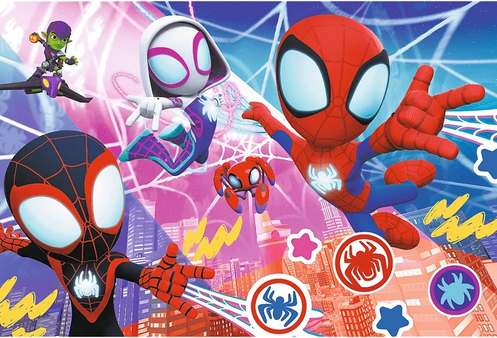 Пазл Trefl Spidey: Героїчна пригода 60 елементів 17410 (5900511174106) - зображення 3