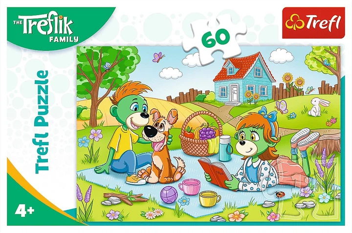 Пазл Trefl The Treflik Family: Пригоди родини Трефліків 60 елементів 17394 (5900511173949) - зображення 2