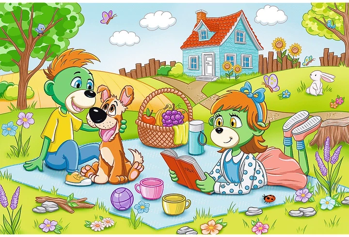 Пазл Trefl The Treflik Family: Пригоди родини Трефліків 60 елементів 17394 (5900511173949) - зображення 3