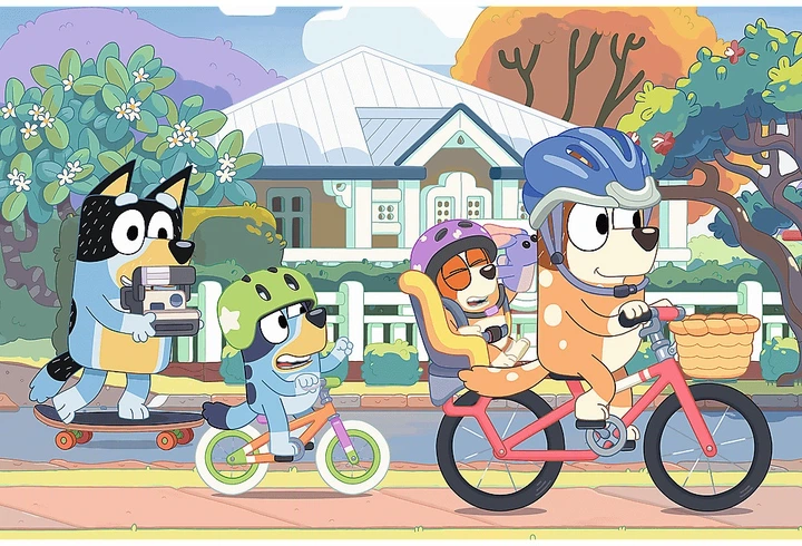 Пазл Trefl Bluey: Веселий Блуї 60 елементів 17384 (5900511173840) - зображення 3