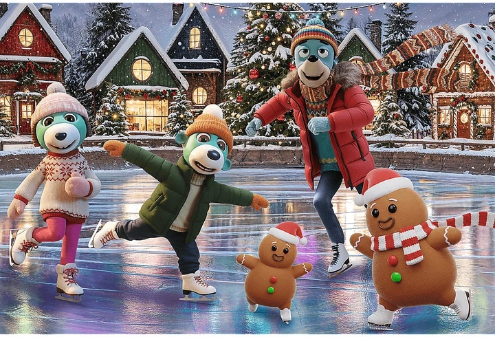 Пазл Trefl Treflix Bauble Trouble: Берт у ялинкових кульках 100 елементів 16539 (5900511165395) - зображення 3
