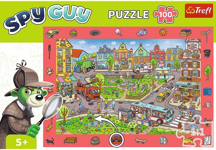 Puzzle Trefl Spy Guy: Miasto 100 elementów 15590 (5900511155907) - obraz 2