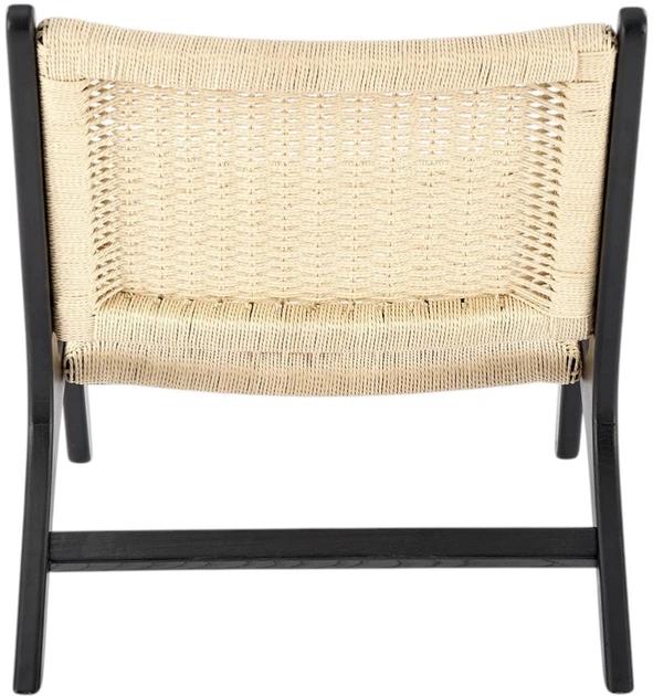 Крісло для відпочинку Foden Чорно-натуральне (5905248125070) - зображення 4