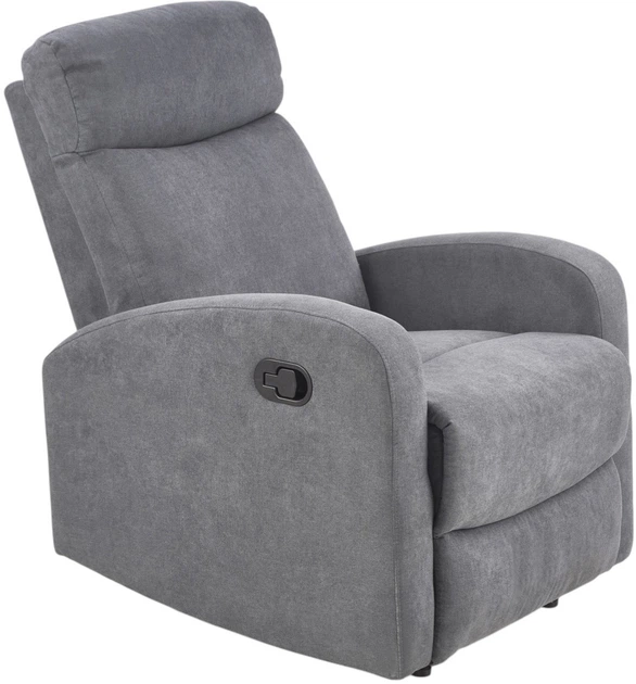 Крісло відпочинку Halmar Oslo розкладне Сіре (5905248112278) - зображення 10