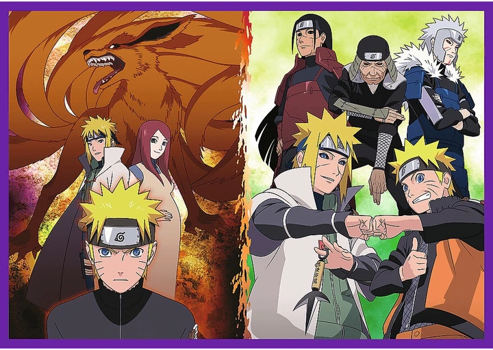 Набір пазлів Trefl Naruto Shippuden: Пригоди Наруто Узумакі 4 x 250 елементів 13339 (5900511133394) - зображення 4