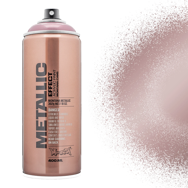 Аерозольна фарба Montana Metallic EMC3110 Rose (Рожевий) 400 мл - Фото 1 Аерозольна фарба Montana Metallic EMC3110 Rose (Рожевий) 400 мл - зображення 1