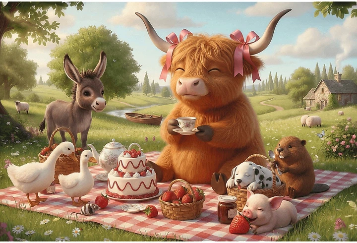 Пазл Trefl Солодкий пікнік 300 елементів 23051 (5900511230512) - зображення 3