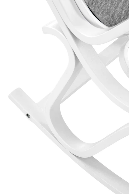 Крісло-гойдалка Halmar Max Bis Plus Біле (5905248112001) - зображення 11