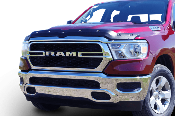 Дефлектор капота мухобойка Dodge Ram BOLT ON ToughGuard 19- черный FormFit Додж Рам WT0041055 - изображение 10