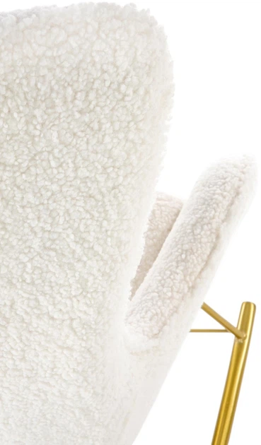 Крісло-гойдалка Halmar Liberto Кремове (5905248111806) - зображення 9