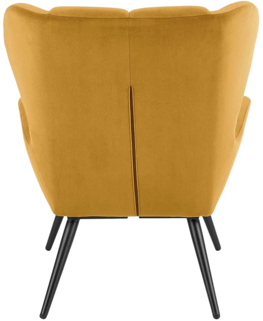 Крісло для відпочинку Halmar Tyrion Гірчичний (5905248112889) - зображення 5