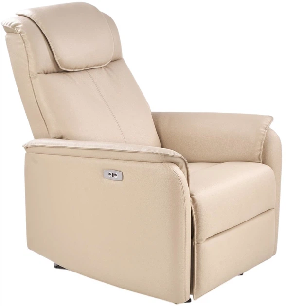 Розкладне крісло Halmar Paradise з функцією колиски Кремове (5905248112322) - зображення 2