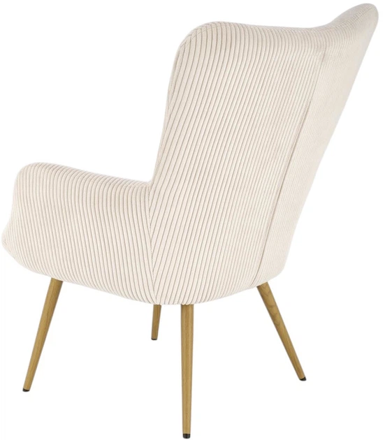 Крісло для відпочинку Halmar Amaro Кремове (5905248130340) - зображення 2