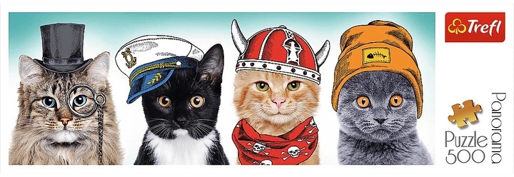 Пазл Trefl Panorama: Пухнаста команда 500 елементів 29504 (5900511295047) - зображення 2