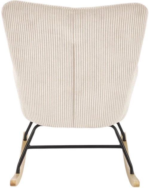 Крісло-гойдалка Halmar Belmiro Кремове (5905248130418) - зображення 6