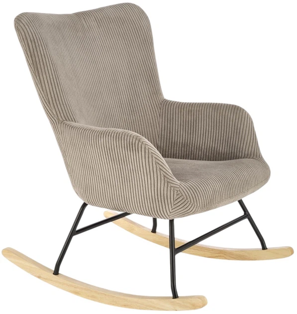 Крісло-гойдалка Halmar Belmiro Сірий (5905248130432) - зображення 3