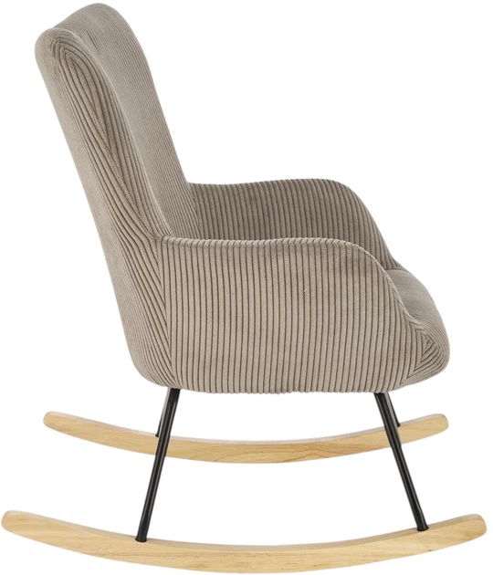 Крісло-гойдалка Halmar Belmiro Сірий (5905248130432) - зображення 4