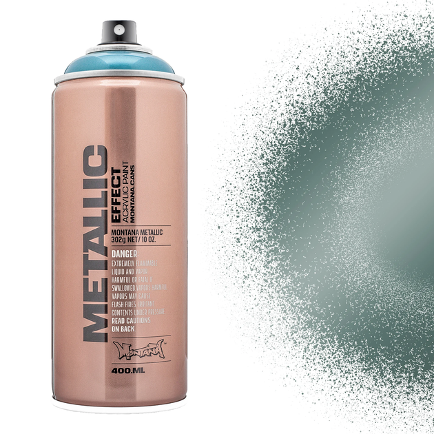 Аэрозольная краска Montana Metallic EMC6210 Tennesee (Зеленый) 400 мл - Фото 1 Аэрозольная краска Montana Metallic EMC6210 Tennesee (Зеленый) 400 мл - изображение 1
