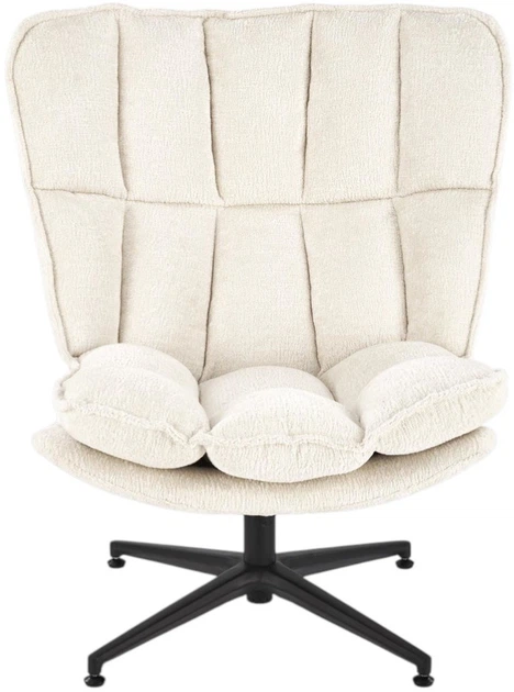 Крісло для відпочинку Halmar Fofana Кремове (5905248130623) - зображення 2